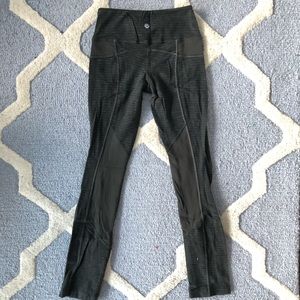 RARE green lululemon full length leggings. Sz 4